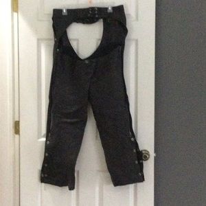 Leather Motorcycle Chaps